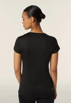Freddy T-shirt sportiva in tessuto tecnico con grafica floreale-Donna Padel|Pilates