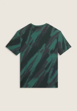 Freddy T-shirt stampata effetto pennellata in cotone-Uomo T-shirts E Polo