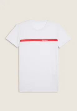 Freddy T-shirt Uomo con Banda a Contrasto e Logo-Uomo T-shirts E Polo