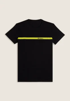 Freddy T-shirt Uomo con Banda a Contrasto e Logo-Uomo T-shirts E Polo