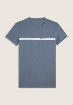 Freddy T-shirt Uomo con Banda a Contrasto e Logo-Uomo T-shirts E Polo
