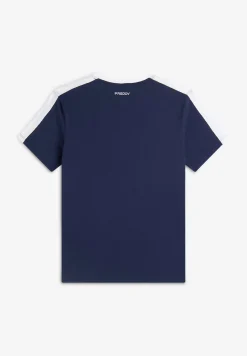 Freddy T-shirt uomo con dettagli a contrasto e logo stile college-Uomo T-shirts E Polo