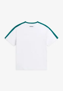 Freddy T-shirt uomo con dettagli a contrasto e logo stile college-Uomo T-shirts E Polo