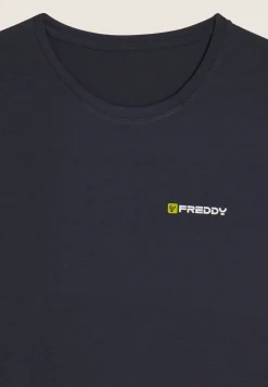 Freddy T-shirt Uomo in Cotone con Logo Colorato-Uomo T-shirts E Polo