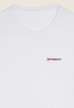 Freddy T-shirt Uomo in Cotone con Logo Colorato-Uomo T-shirts E Polo