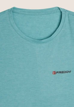 Freddy T-shirt Uomo in Cotone con Logo Colorato-Uomo T-shirts E Polo