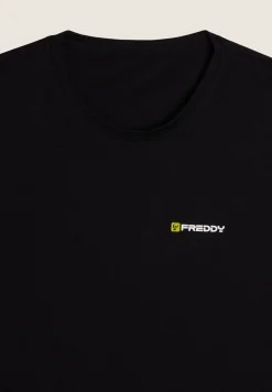 Freddy T-shirt Uomo in Cotone con Logo Colorato-Uomo T-shirts E Polo