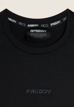 Freddy T-shirt Uomo in Jersey di Poliestere con Maniche Raglan-Uomo T-shirts E Polo