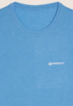 Freddy T-shirt Uomo Regular Fit in Cotone con Logo-Uomo T-shirts E Polo