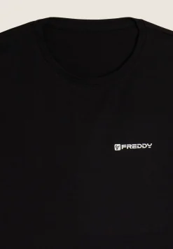 Freddy T-shirt Uomo Regular Fit in Cotone con Logo-Uomo T-shirts E Polo