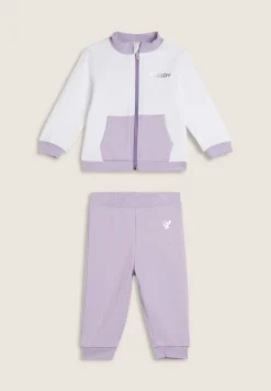 Freddy Tuta Baby in cotone elasticizzato con logo argento- Tute Sportive