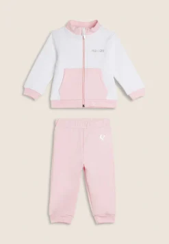 Freddy Tuta Baby in cotone elasticizzato con logo argento- Tute Sportive