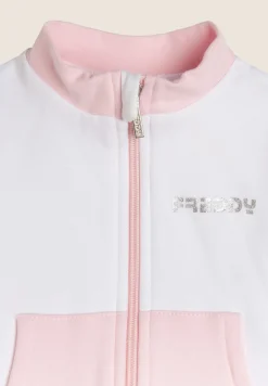 Freddy Tuta Baby in cotone elasticizzato con logo argento- Tute Sportive