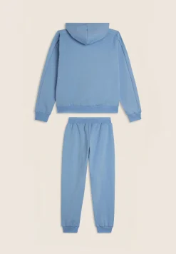 Freddy Tuta Bambina con cappuccio e glitter logo- Tute Sportive