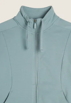 Freddy Tuta Bambina zip e collo alto con bande jacquard- Tute Sportive