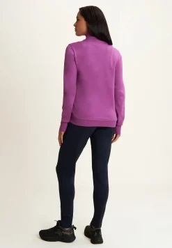 Freddy Tuta con zip e collo alto in tessuto interlock di cotone-Donna Pilates|Ginnastica