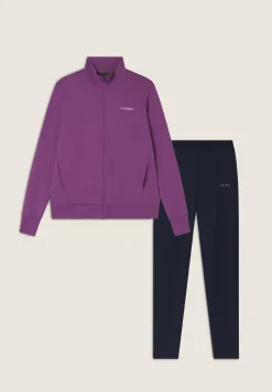 Freddy Tuta con zip e collo alto in tessuto interlock di cotone-Donna Pilates|Ginnastica