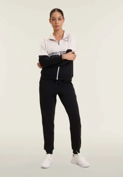Freddy Tuta con zip e collo alto decorata da inserti animalier-Donna Ginnastica|Tute