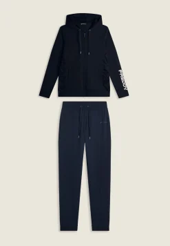 Freddy Tuta donna con zip, cappuccio e inserti floreali-Donna Pilates|Ginnastica