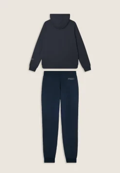 Freddy Tuta donna in French Terry Modal con zip e cappuccio-Donna Tute