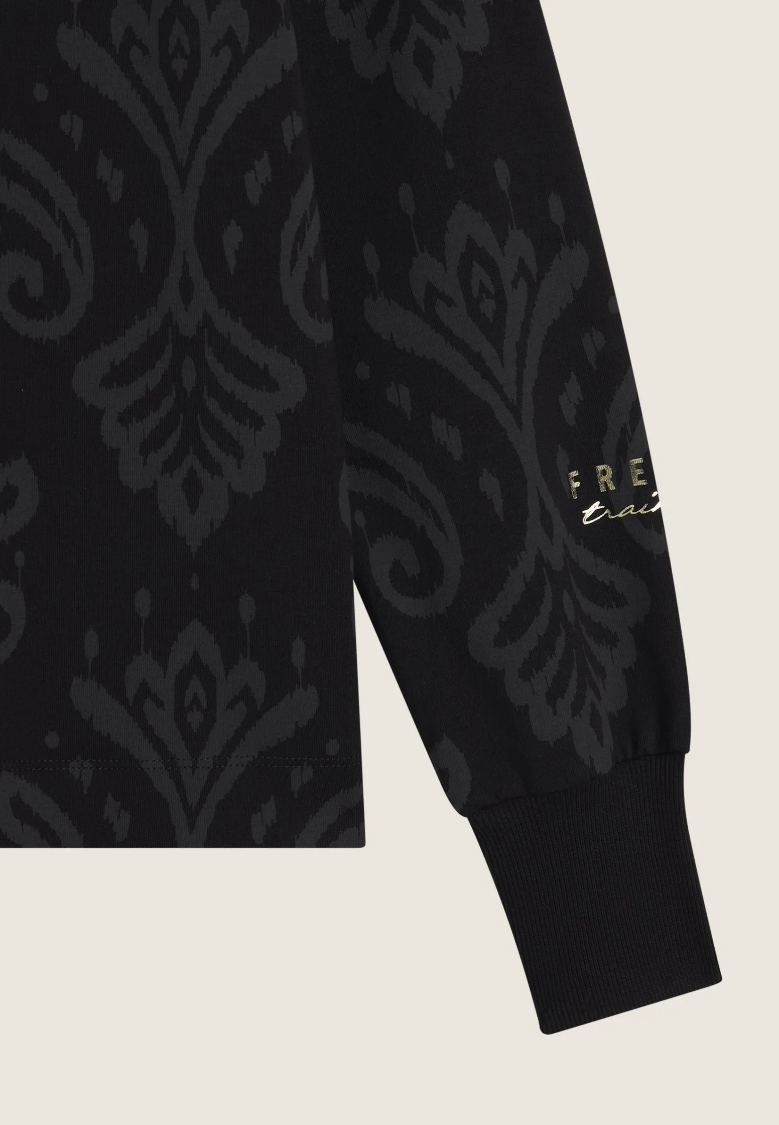 Freddy Tuta donna in jersey con felpa girocollo stampa floreale-Donna Tute