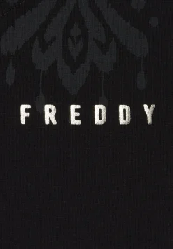 Freddy Tuta donna in jersey con cappuccio e dettagli dorati-Donna Tute