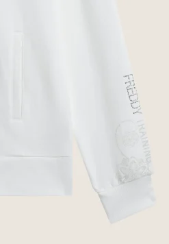 Freddy Tuta donna zip e collo alto in felpa con dettagli paisley-Donna Ginnastica|Tute