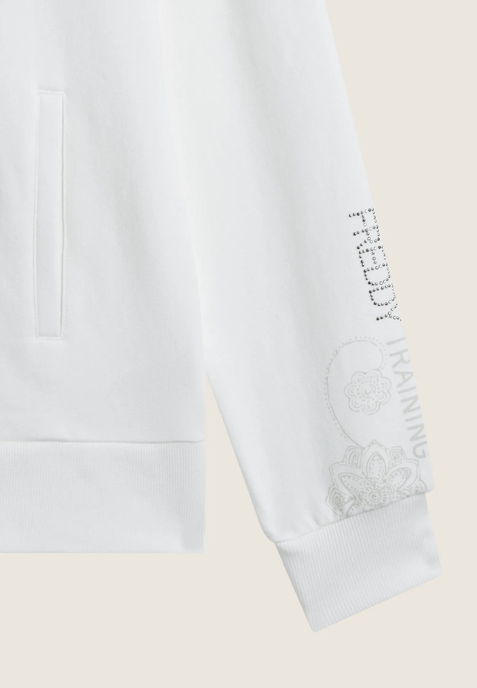 Freddy Tuta donna zip e collo alto in felpa con dettagli paisley-Donna Ginnastica|Tute