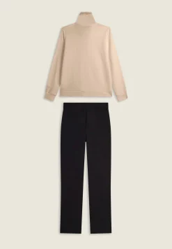 Freddy Tuta donna zip e collo alto in felpa con pantalone dritto-Donna Ginnastica|Tute