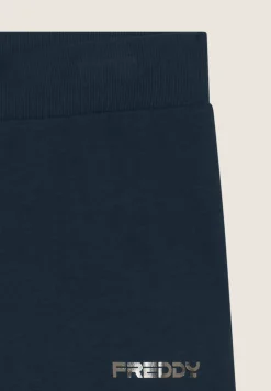 Freddy Tuta interlock comfort fit con zip e collo alto ampio-Donna Pilates|Ginnastica