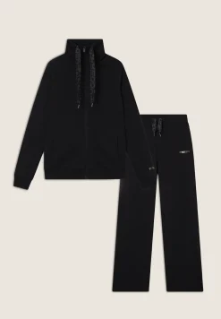 Freddy Tuta interlock comfort fit con zip e collo alto ampio-Donna Pilates|Ginnastica