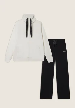 Freddy Tuta interlock comfort fit con zip e collo alto ampio-Donna Pilates|Ginnastica
