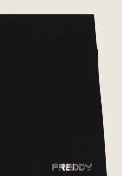 Freddy Tuta interlock comfort fit con zip e collo alto ampio-Donna Pilates|Ginnastica