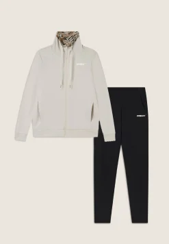 Freddy Tuta interlock con zip e collo alto interno fantasia-Donna Pilates|Ginnastica