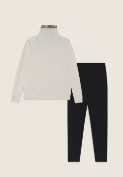 Freddy Tuta interlock con zip e collo alto interno fantasia-Donna Pilates|Ginnastica