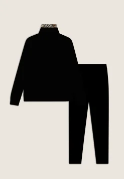 Freddy Tuta interlock con zip e collo alto interno fantasia-Donna Pilates|Ginnastica