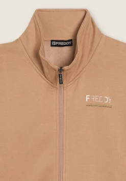 Freddy Tuta regular fit con collo alto e dettagli in strass-Donna Ginnastica|Tute