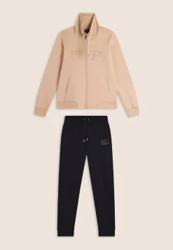 Freddy Tuta sportiva Donna con Zip e Collo alto decorata da borchie-Donna Ginnastica|Tute
