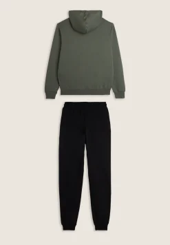 Freddy Tuta sportiva in cotone con felpa cappuccio e zip-Uomo Tute Sportive