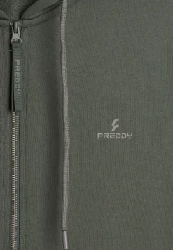 Freddy Tuta sportiva in cotone con felpa cappuccio e zip-Uomo Tute Sportive