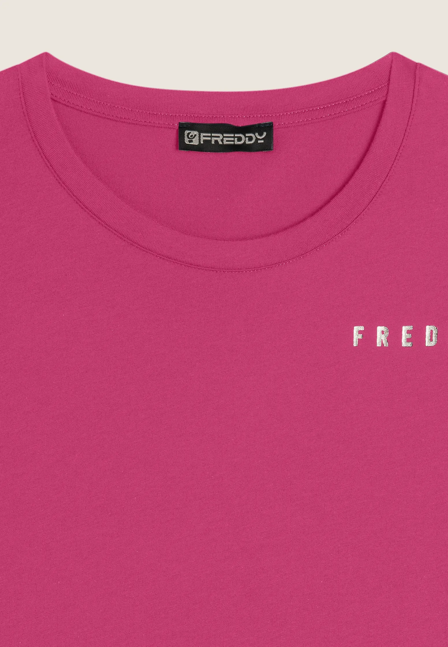Freddy Vestito a maniche corte in jersey con dettagli floreali-Donna Ginnastica|Abiti