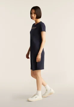 Freddy Vestito in jersey con perline dorate-Donna Pilates|Ginnastica